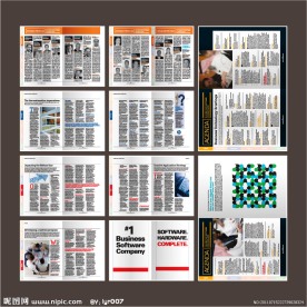 科技企业画册版式