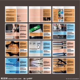 商务企业画册版式