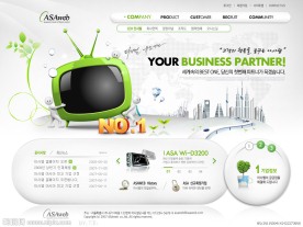 房地产网站设计psd模板（无网页源码）