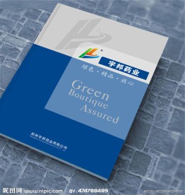 大气企业画册封面