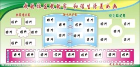 社区宣传展板模板