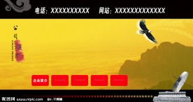 企业简介展板模板