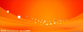 橙色背景