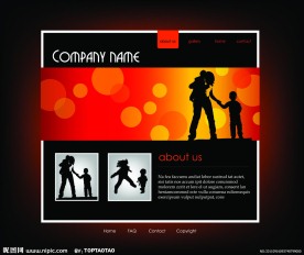 精品网站模板素材