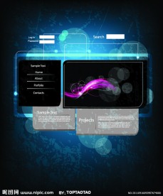 精品网站模板素材