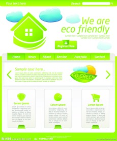 精品网站模板素材