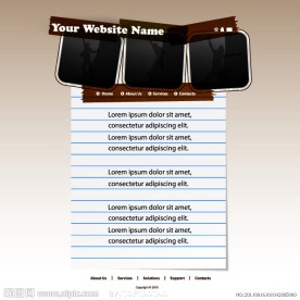 精品网站模板素材