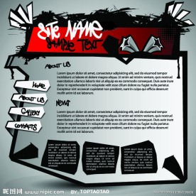 精品网站模板素材