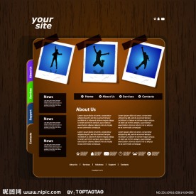 精品网站模板素材