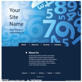 精品网站模板素材