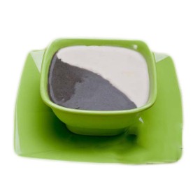 芝麻糊配杏仁茶图片