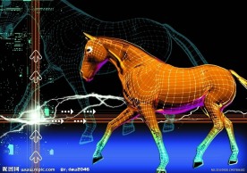 3D马合成图