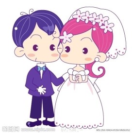 卡通婚礼