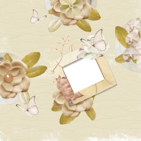 花朵相框相片背景