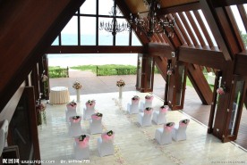 三亚万豪海边婚礼堂