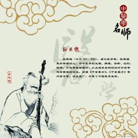 中医 中医文化 医学展板 孙思邈
