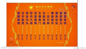 皇太子酒楼新年菜单