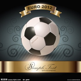 2012欧洲杯足球背景