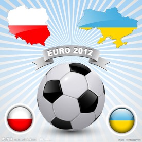 2012欧洲杯足球背景