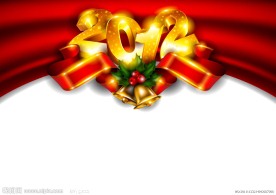 动感丝带丝绸金色 2012背景