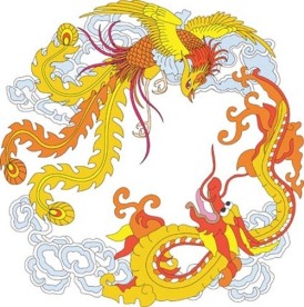 金色龙与凤
