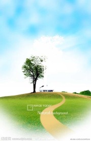 绿色草原环保素材