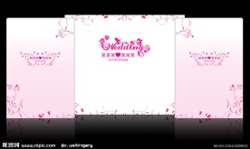 结婚婚礼背景设计