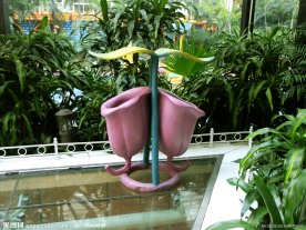 花朵垃圾桶 卡通垃圾桶