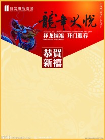 龙年大悦春节展板