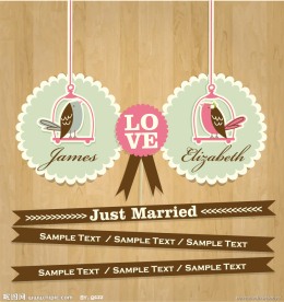 情人节爱情小鸟 浪漫背景