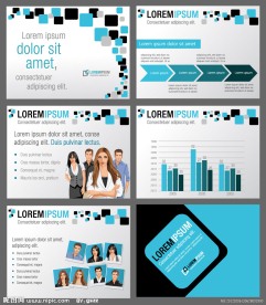 商务团队展板背景