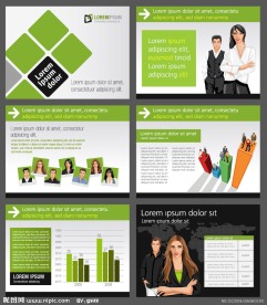 商务团队展板背景