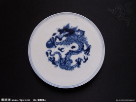 康熙青花团龙标本