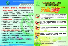中国农业银行开业DM单