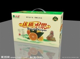 地方特产水果包装设计