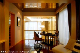 精品样板房摄影 客厅 茶桌