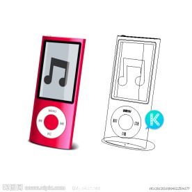 ipod nano5 音乐图标