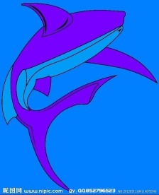 简笔海豚