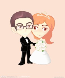 婚庆卡通人物