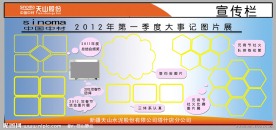 企业照片展板模板