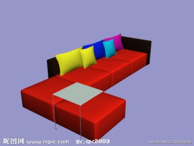 3D沙发组合模型