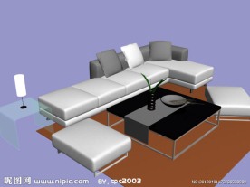 3D沙发组合模型