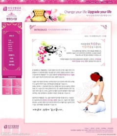 韩国女性类网站模板