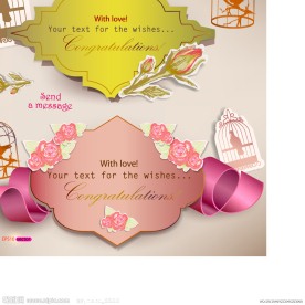 情人节爱情鸟背景