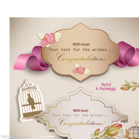 情人节爱情鸟背景