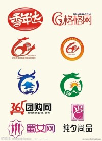 标志 标识 徽标 字体设计 科技标志 网店标志