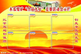 煤矿展板 公示栏