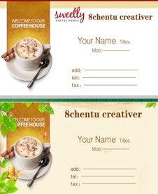 咖啡厅名片