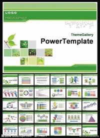 自然环保PPT模板