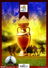2012年欧洲杯足球赛主题海报